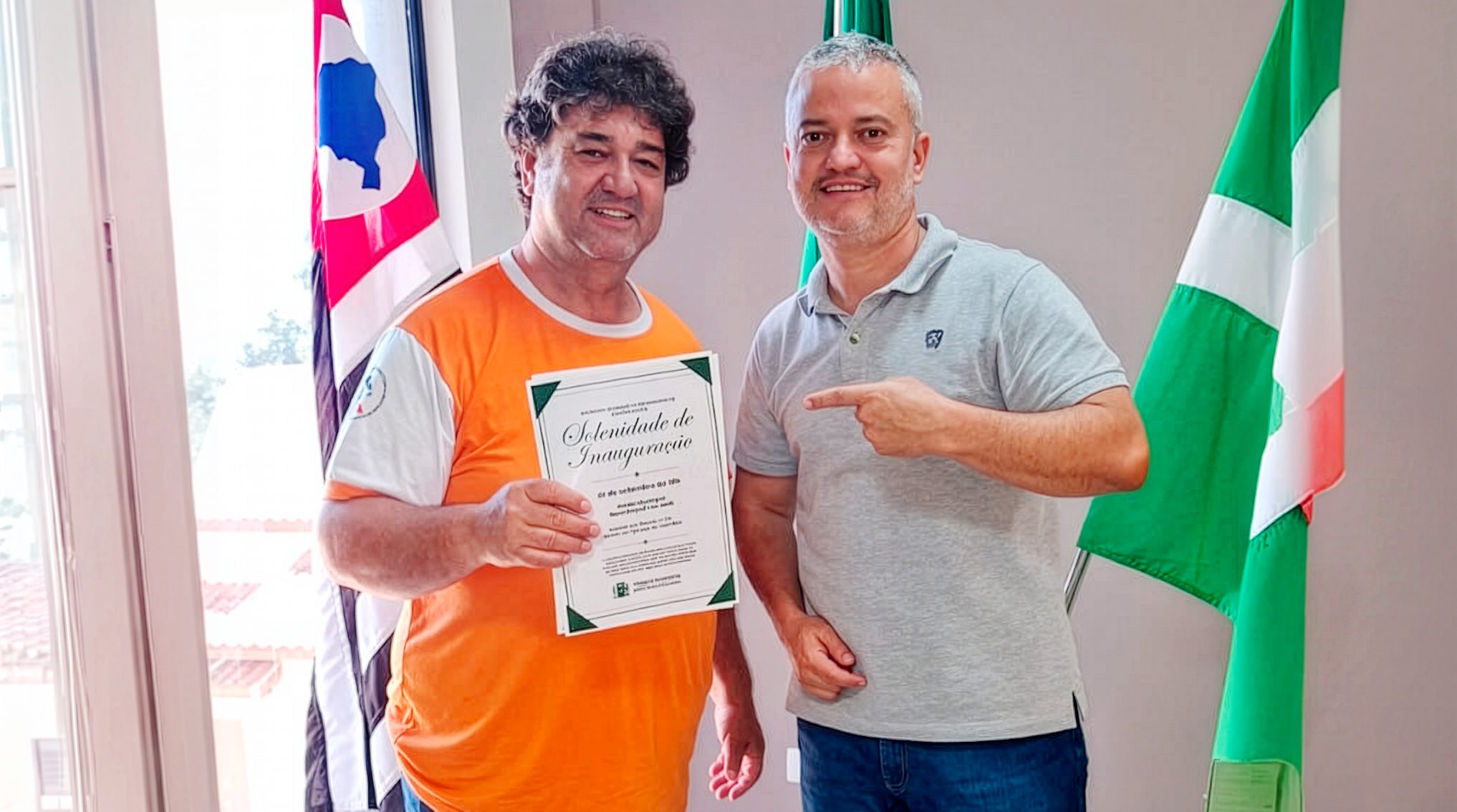 Presidente Itamiro se reúne com o vereador Cleber Ferreira para trarar de inauguração da Subcâmara em Campos de Holambra