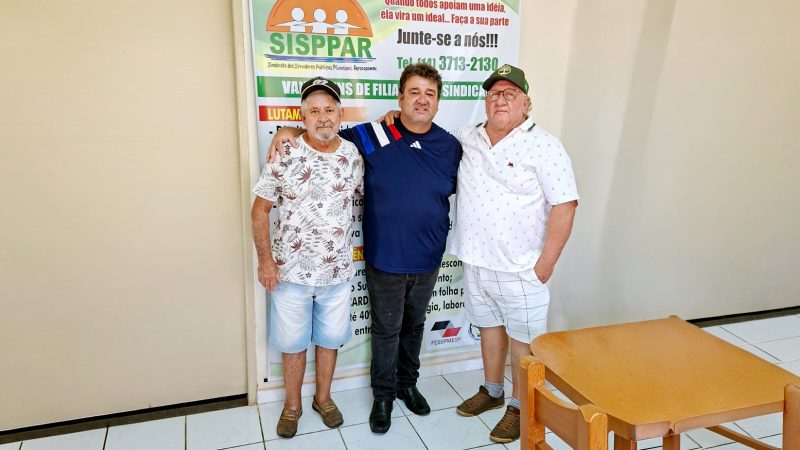 SISPPAR reforça laços com quem construiu a história do serviço público. Estamos sempre de portas abertas!