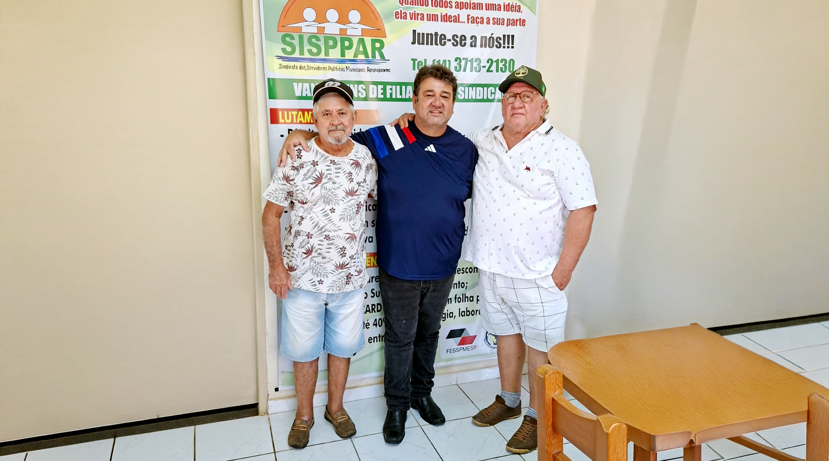 SISPPAR reforça laços com quem construiu a história do serviço público. Estamos sempre de portas abertas!