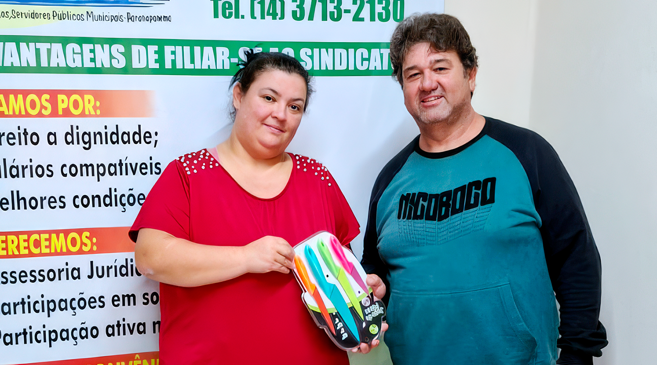SORTEIO | Servidora Nereide Albuquerque é uma das premiadas do SISPPAR e leva para casa seu kit